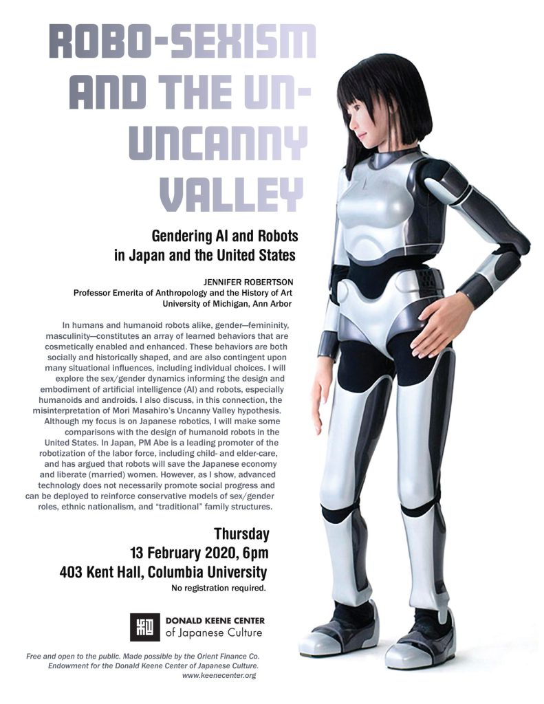 Robo-Sexism and the Un-Uncanny Valley: Gendering AI and Robots in Japan and the United States