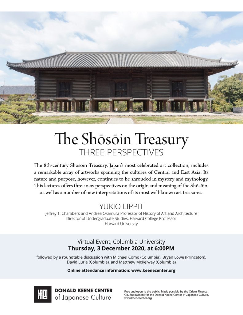 The Shosoin Treasury: Three Perspectives